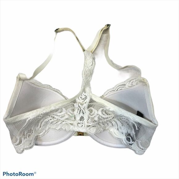 White Natori Padded Bra Size 32 B - Picture 7 of 12